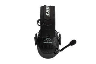 Walker's Bluetooth passive earmuff with boom mic and convenient controls